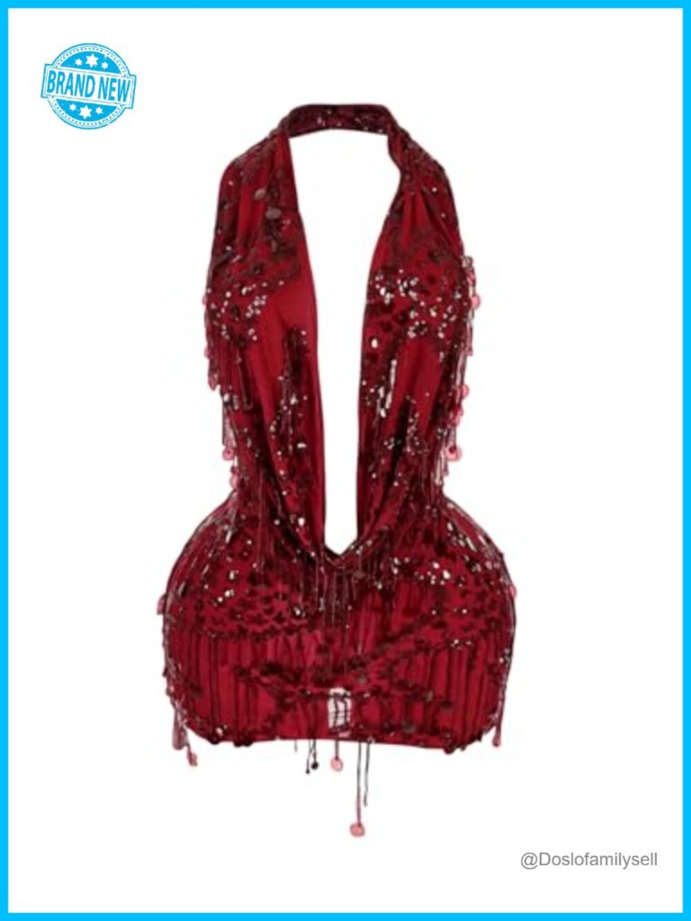Sexy Halter Backless Bodycon Mini Club Dress
